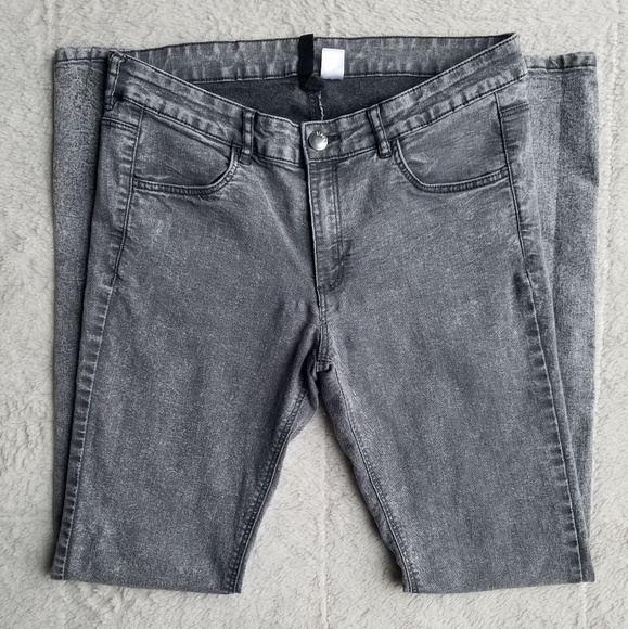 H&M Divided Grey High Waisted Skinny Jeans - Picture 2 of 4